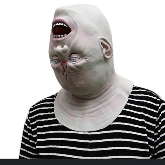 Latex Mask Upside Down Monster Mask Halloween Latex Mask - Picture 9 of 9